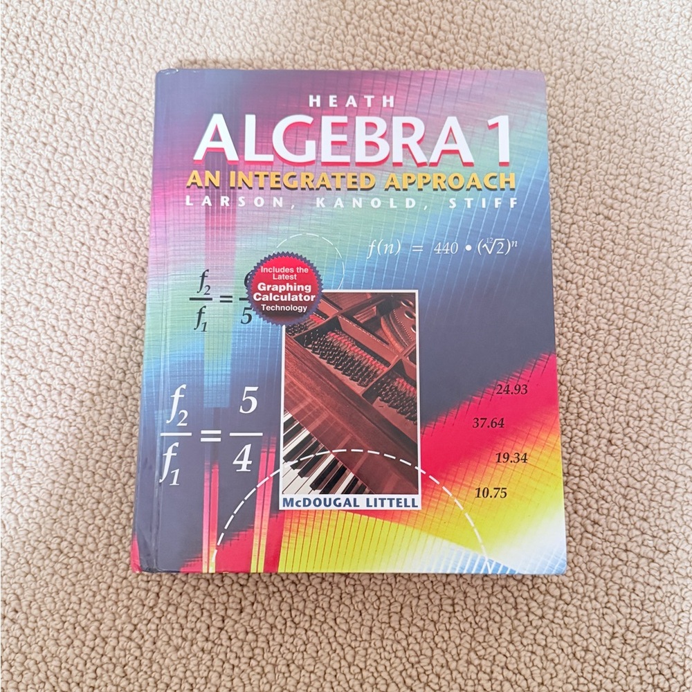 Algebra 1 Textbook An Integrated Approach - Heath, Larson, Kanold, Stiff